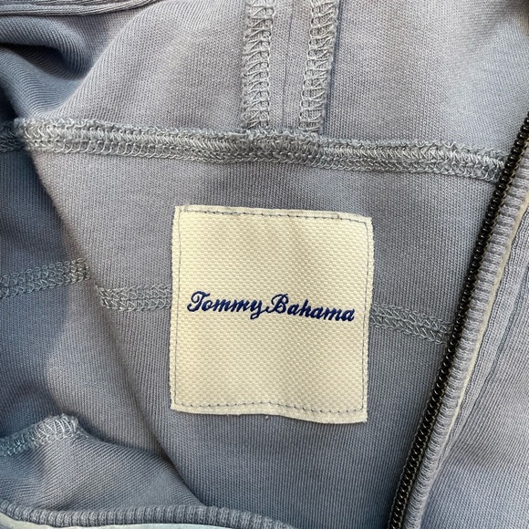 Tommy Bahama Men's Slate Zip-Up Sweater Pima Cotton Size XL - Picture 2 of 7